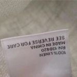 Per Se Carlisle  Tan Linen Art To Wear Lace Embroidered A-line Full Skirt Size 10 Photo 2