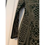 Windsor Green Studded Mock Neck Long Sleeve Bodycon Mini Dress Women's S Photo 4