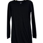 Hurley Long Sleeve Minimalist Above Knee T Shirt Black Dress Size Women's Small Photo 1