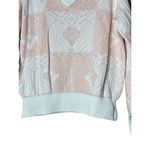 London Fog Vintage Tempo Europa By Pink White Sweater Size Medium Photo 2