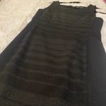 Eileen Fisher Striped Ponte Sheath Dress in Charcoal Gray Size 4 Photo 6