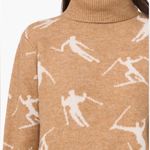 Halogen NWT HalogenX Nordstrom  Turtleneck Sweater Large, LATTE HEATHER BROWN Photo 5