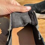 Steve Madden Glammar Black Suede Zip Up Platform Court Sneaker Size 6.5 Photo 3