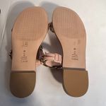 Schutz  Pink Leather Chain Slide Sandals Women's Size 6B Photo 4