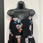 Candies Black Floral Cutout Spaghetti Strap Maxi Dress Size XL Photo 1