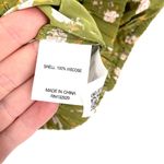 Revolve Anna Nata Natalie Crop Smock Olive Wildflower Tie Back Blouse Top Photo 6