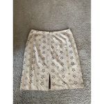 Muse Skirt‎ Women's Size 6 Skirt Ran Brown Floral Tan Photo 3
