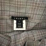 Tribal Gray Plaid Pencil Skirt Size 10 Photo 3
