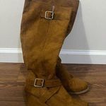 Forever 21 Tan Wedge Boots Size 8.5 US Photo 0