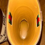 Gucci Monogram Jumbo GG Cordovan Lux Zelda Harness Riding Boots Camel Ebony New Acero Size 37.5 Photo 3