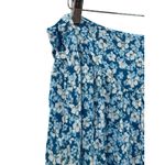 Abound ‎ Blue White Floral Mini Skirt Size Large Boho Flowy Casual Lightweight Photo 2