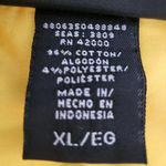 Attention  3/4 Sleeve Stretch Button Down Shirt Yellow Size XL Photo 3