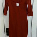 ZaraTrafaluc Rust Off The Shoulder NWT Dress B8 Photo 0