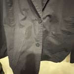 Eileen Fisher  Organic Cotton Poplin Shaped Blazer in Navy size XS Photo 12