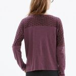 Madewell Plum Effortless Dot Tee Photo 2