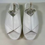 Vince Platform Sling Back Sandals Womens 7 White Photo 1