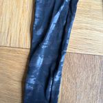 Spanx Black Faux Leather Camo Print Leggings, Size S, EUC Photo 2
