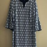 Roz & Ali  Bell Sleeve lace dress black/white lined Photo 1