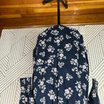 Rebecca Taylor  La Vie Camille Navy Blue Floral Print Dress Size US‎ Small Photo 8