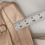 B Makowsky B. Makowsky Metallic Rose Gold Leather Crossbody Purse Photo 12