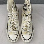 Converse Shoes Womens 7 Mens 5 Off-White Paint Splatter Chuck 70 Hi Sneakers NEW Photo 6