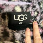 UGG  Loyra Sherpa Hoodie Sweater Plush Fleece Pullover SOFT Animal Print Sz Small Photo 8