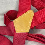 Vintage Hyde Quality Red Elastic Adjustable Workwear Suspenders Photo 3