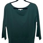 Synergy Organic Clothing Womens Cotton Blend Long Sleeve Mini Dress Green Size M Size M Photo 2