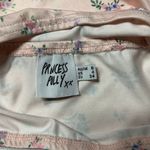 Princess Polly  Floral Halter Top US 4 Pink Plunge Crop Tie Back Photo 2