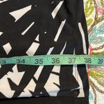 Ruby Rox Ruby Rd. women’s size large dress knee length black white leaf print with belt Photo 8