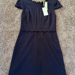 NWT Mauvette‎ Middleton Ponte Navy Dress Size M Career Office Size M Photo 0