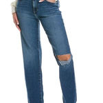 joe's jeans Joe's‎ Jeans Pollera Boyfriend Jean Womens Size 33 Blue High Waist Distressed Photo 0