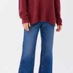 Urban Outfitters  red V neck sweater size large Photo 0