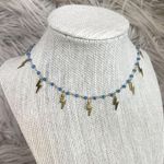 22 Threads Blue Lightning Choker Photo 0