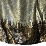 Jaloux Ombré Sequin Mini Skirt Hand Embellished Party New Years Disco NWT Large Silver Photo 3