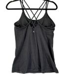 Lululemon Power Y Tank Top Black Size 8 Strappy Cross Back Built-In Bra sports Photo 1