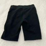 Madewell  Black Ottoman Jacquard Biker Shorts Size S Photo 4