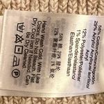 Donna Karan Heathered Crop Cardigan Camel Ivory Photo 7