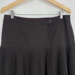 FOR THE REPUBLIC Vintage Womens Classic School Girl Pleated Chocolate Skirt 10 Photo 5