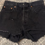 Levi's Black Levi’s 501 Denim Shorts Photo 0