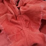 BDG Urban Outfitters Low Slung Corduroy Cutoff Shorts Size 30 Coral Orange Pink Photo 5