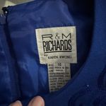 R & M Richards by Karen Kwong NEW Blue Wedding Party Dress Size 14 Photo 6