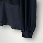 C/MEO COLLECTIVE  Black Sheer Sleeve Peplum Blouse Size L NWT‎ Photo 6