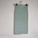 BCBG MaxAzria Mint Green Bandage Pencil Skirt Womens XXS Preppy Bodycon Luxury Photo 4