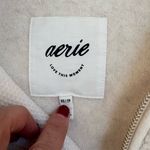 Aerie  Cream Sherpa Quarter Zip Pullover‎ Size Extra Small Tall Oversized NWOT Photo 2