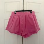 Showpo Terah Elasticated High Waisted Shorts Pink Casual Cotton Shorts US 12 Photo 2