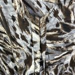 Chico's  Size 3 or US 16 Blue Black Swirl Blouse Stretchy Comfy Office Career Wear Photo 3