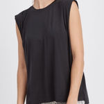 Varley  Tencel Muscle Tank medium‎ athleisure workout yoga layered classic travel Photo 0