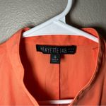 Lafayette 148  sleeveless cotton blend button down top women’s size small 6 Photo 6