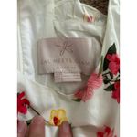 Gal Meets Glam  Beverly Cotton Floral Cropped Jumpsuit Size 6 Cute Preppy Party Photo 7